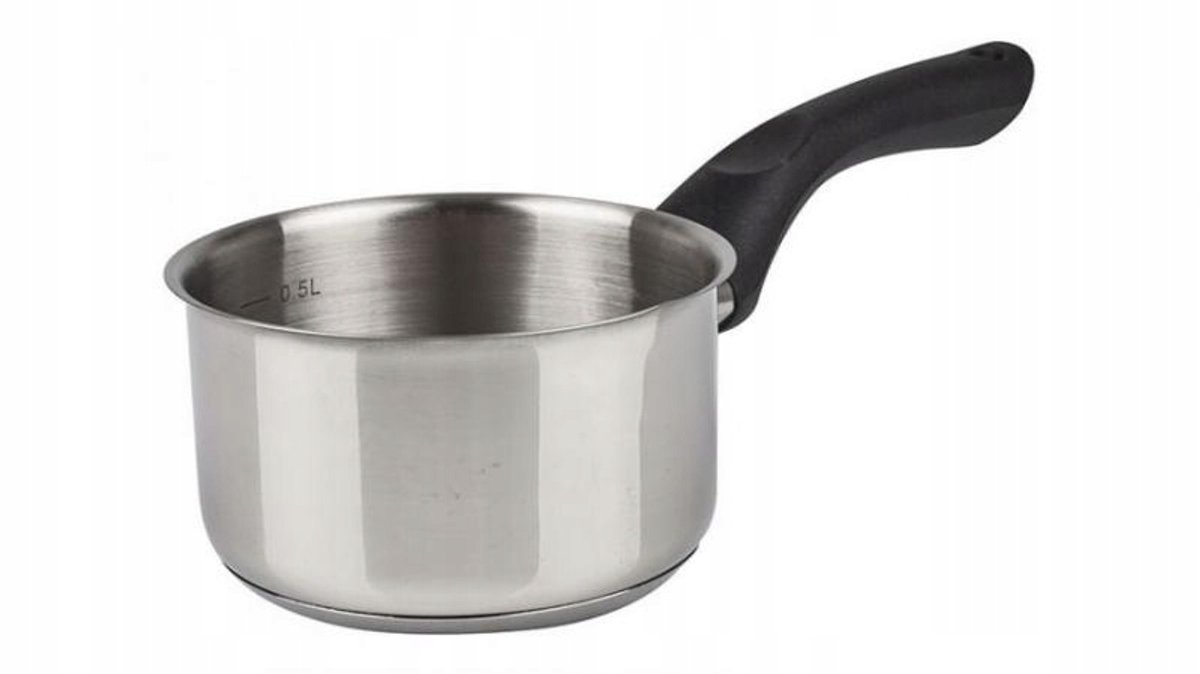 Ambition Vikos stalen steelpan 12cm, 0,8L - geschikt voor inductie