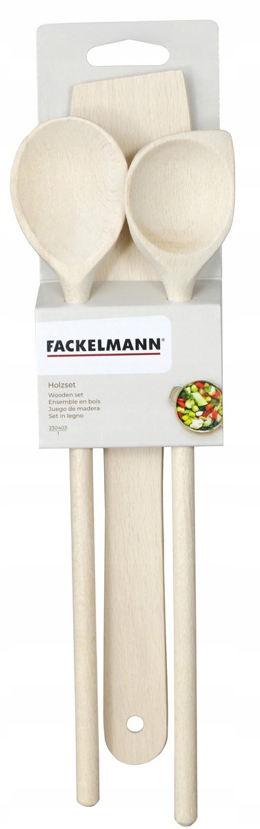 Fackelmann Houten Keukengerei Set - 3 Stuks