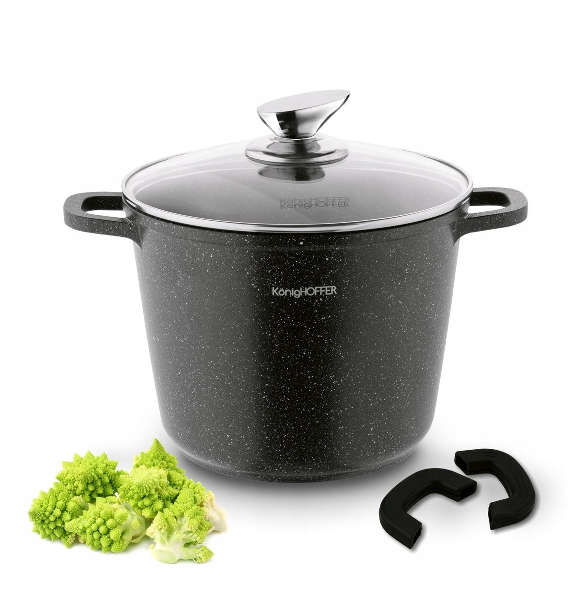 Konighoffer Pollo Braadpan 4L met deksel en hittebestendige handvatten