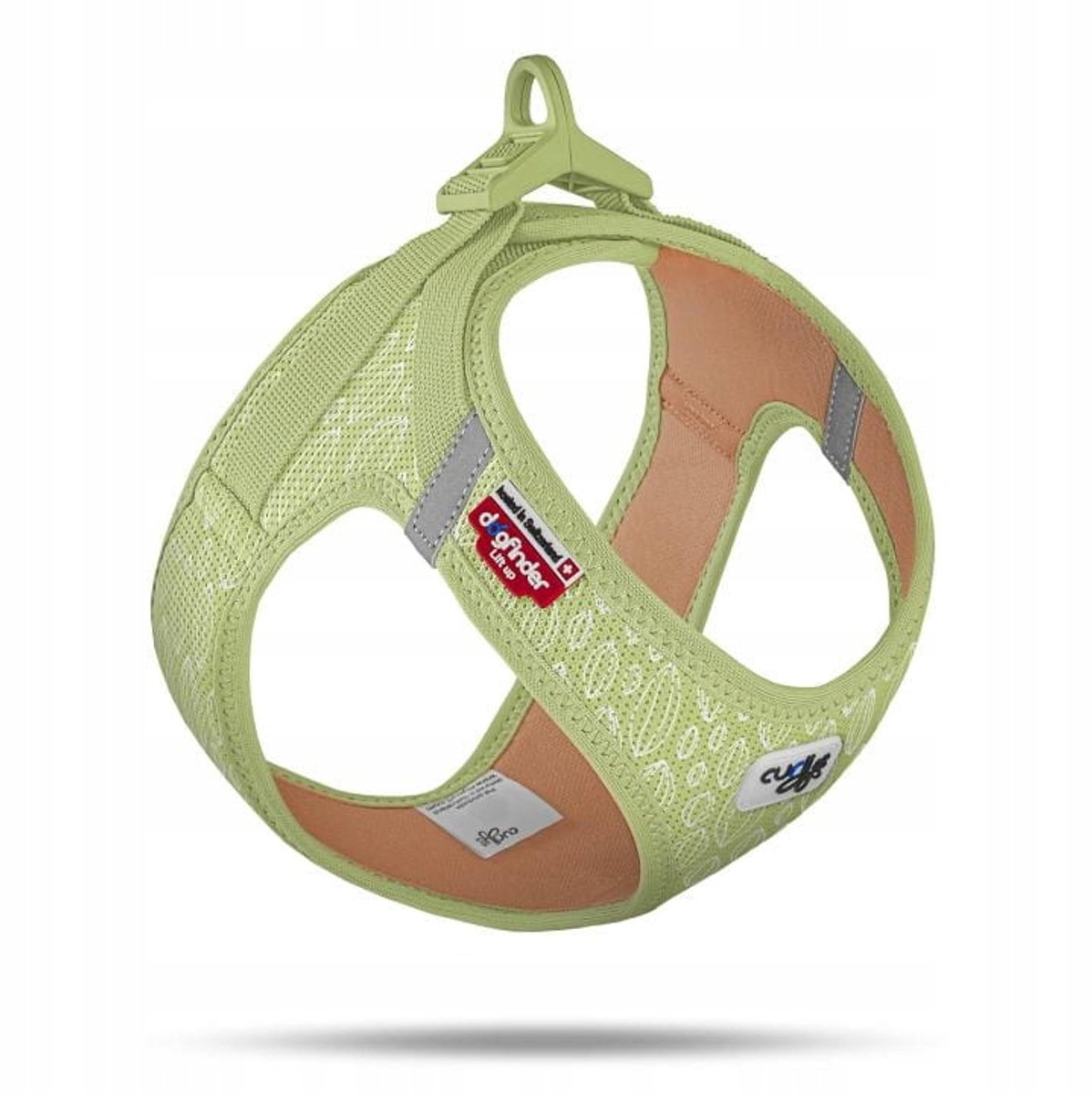 Curli Hondentuig Clasp Vest Harness Guacamole SE24 Maat XXXS: 27-30 cm