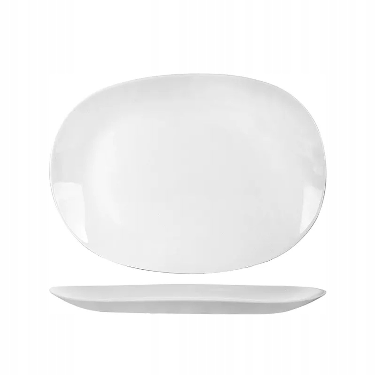Altom Design Witte Harmony Glazen serveerschaal 35,5 cm