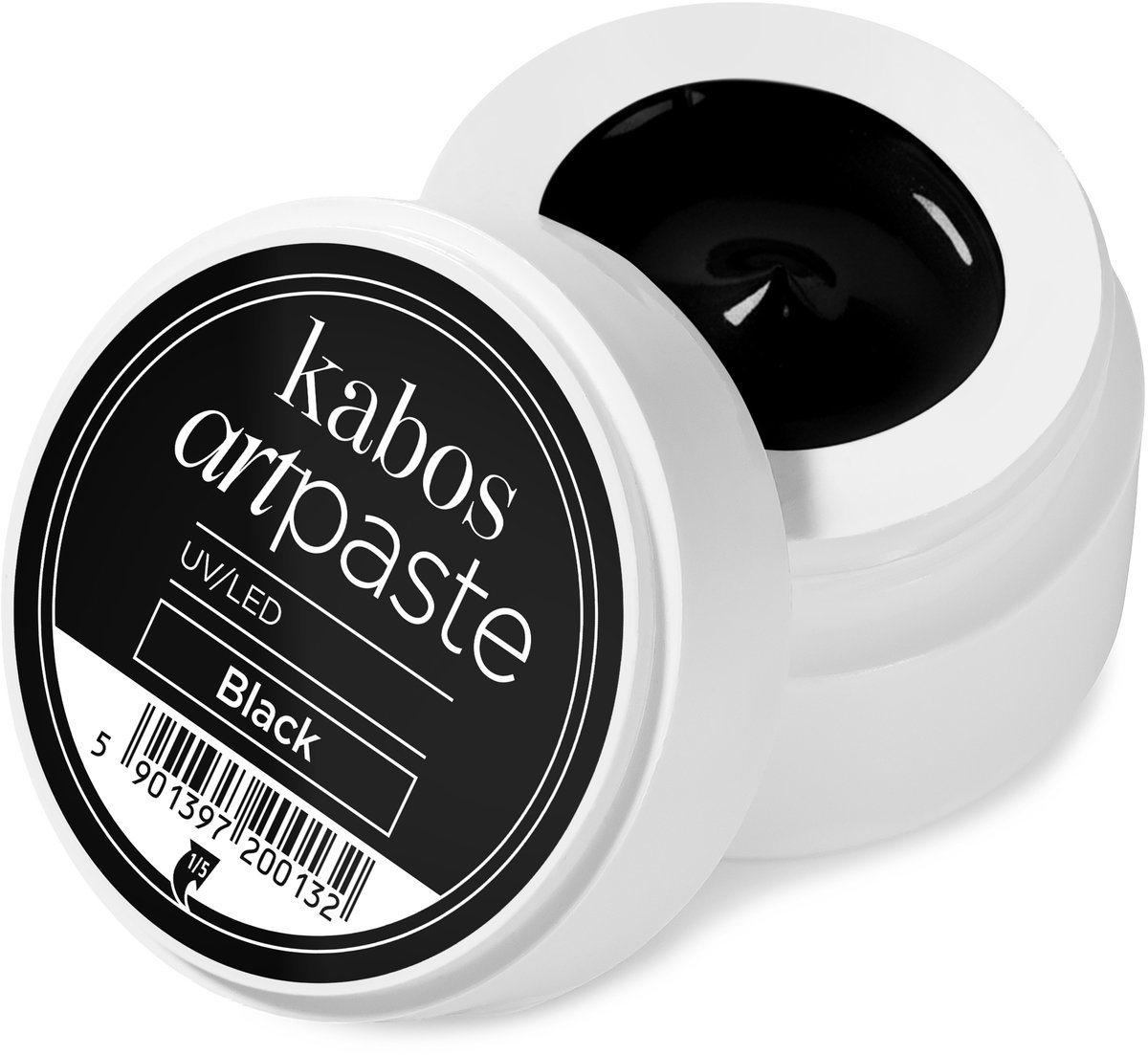 Pasta voor nageldecoraties Kabos ArtPaste Black 5 g