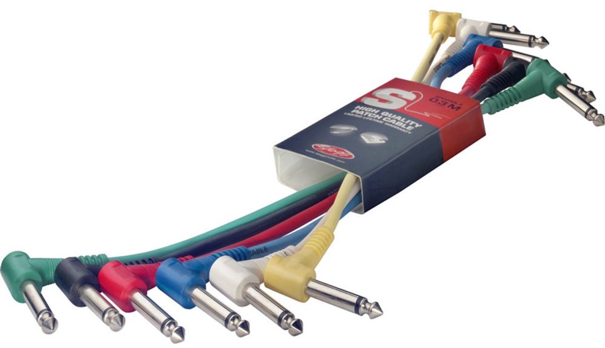Stagg SPC015L E Patchkabel 6-Pack