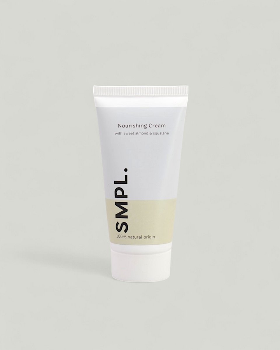 SMPL - Natuurlijke Dag- & Nachtcrème - Vegan - Verzorgende Gezichtscrème - 50ml - Droge en Gevoelige huid - Parfumvrij