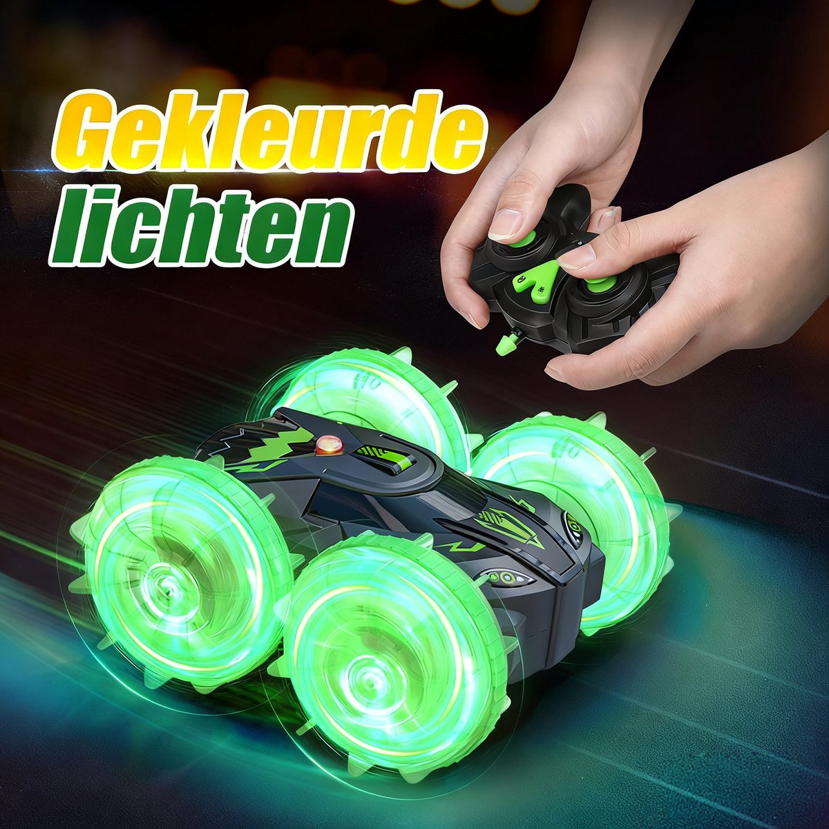 RC Auto - Waterdicht – Rc voor Buiten - Race Auto Afstandsbestuurbare – Met Extra Accu — afbeelding 5