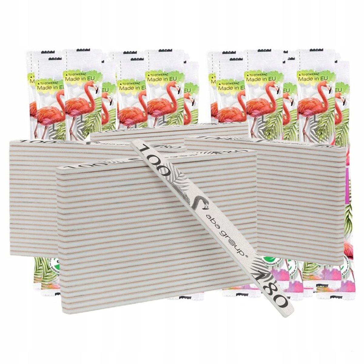 Aba Group Nagelvijlen 100/180 Boot Vorm 100 Stuks