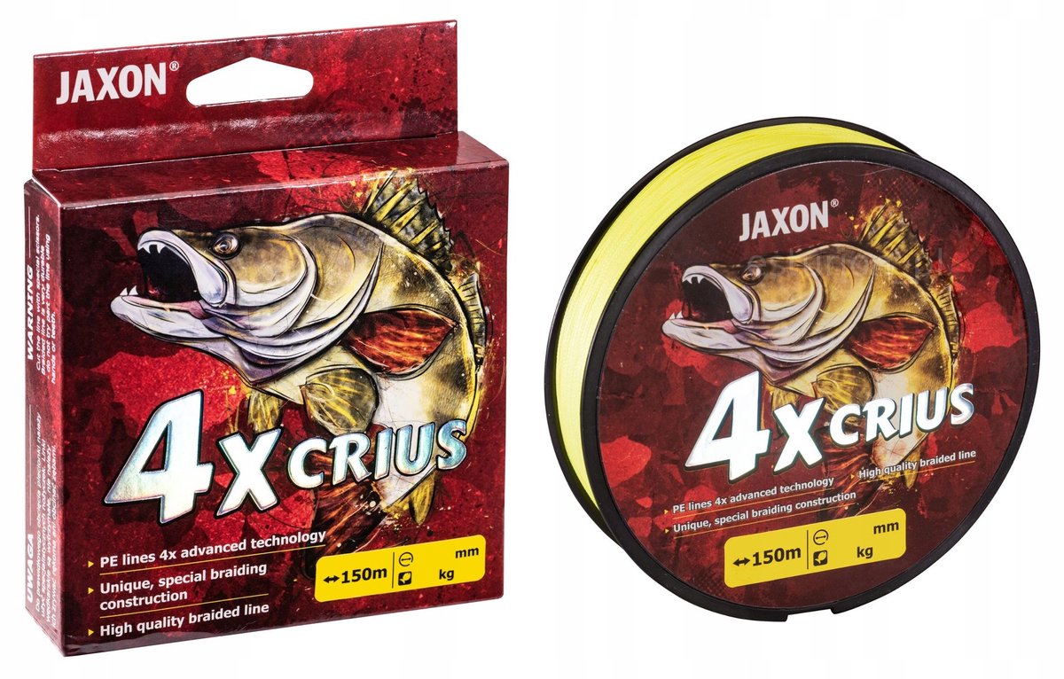 Jaxon Crius 4X Fluo Vlechtlijn - 150m - 0.12mm - 10kg
