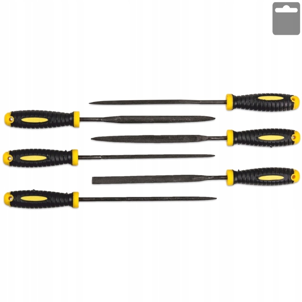 6x Metaalvijlset 100 mm - Diverse profielen