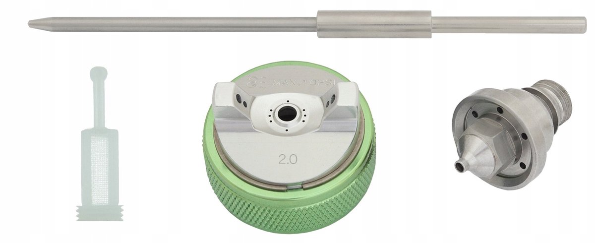 HVLP Lakspuitmond 2.0mm met Tankfilter - EXPERT