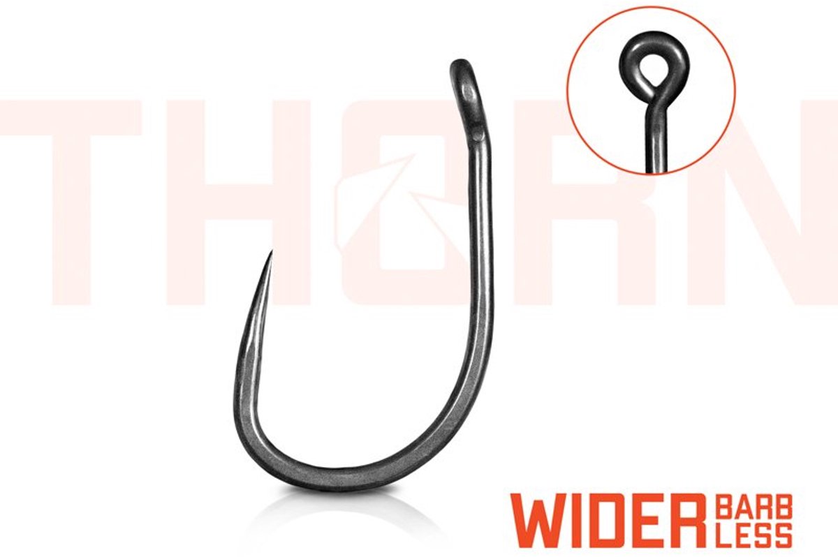 Delphin Thorn Wider Barbless Haken Maat 8 - 11 Stuks