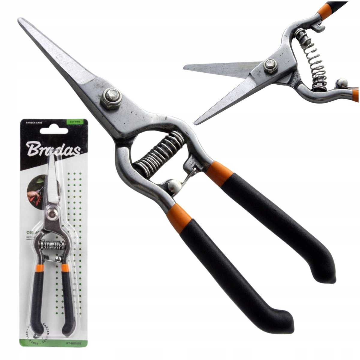 Bradas Snoeischaar 8" - Snoeischaar voor Bloemen en Takken - Carbon Staal