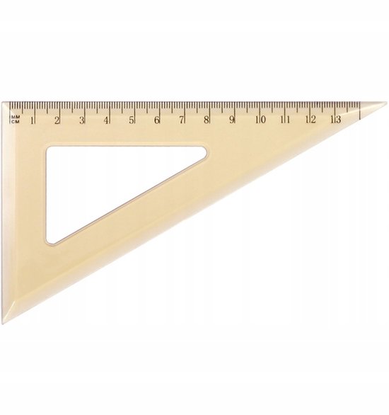Transparante Winkelhaak 60 Graden - 13,5 cm | bol