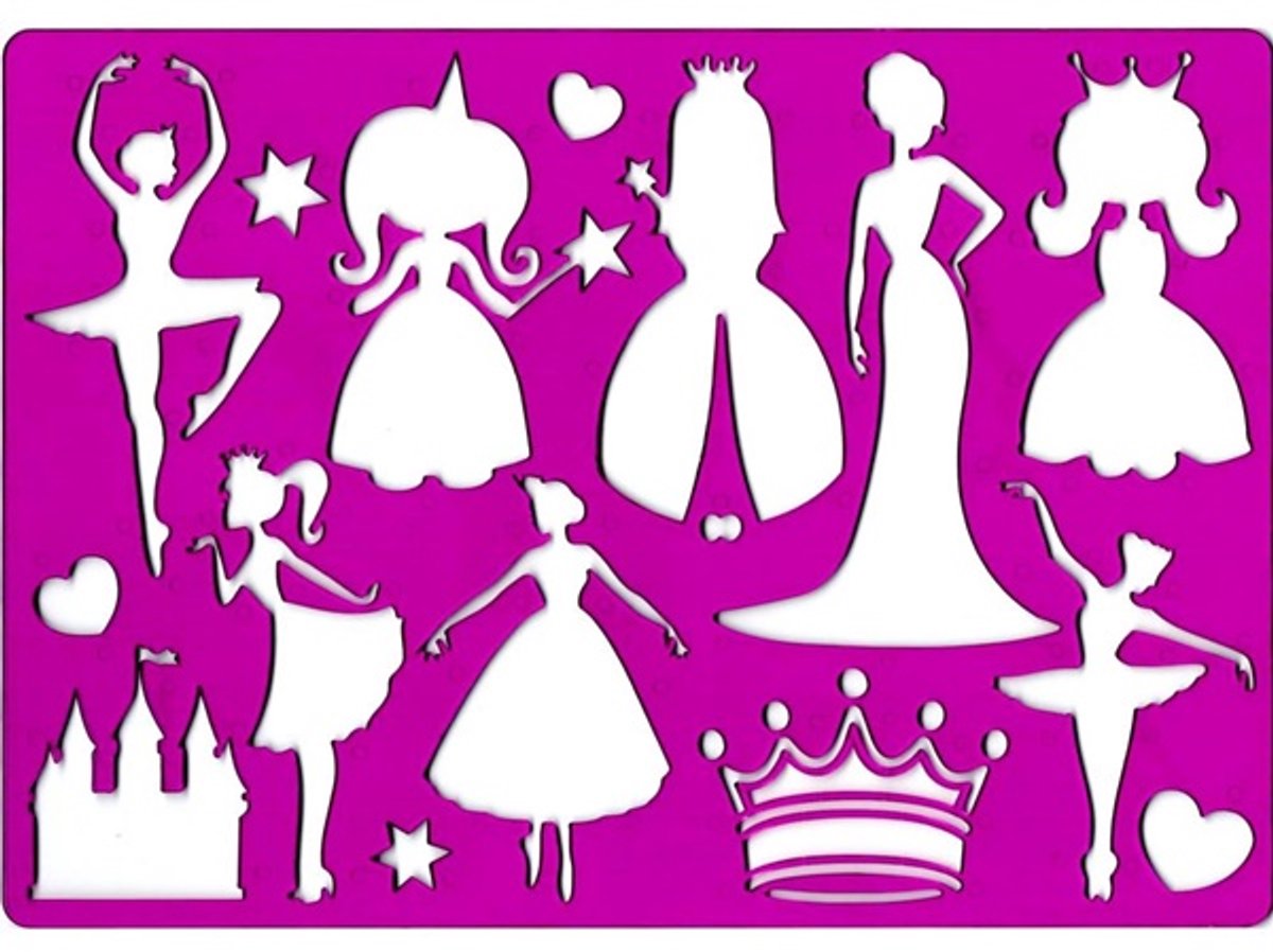 Koh-I-Noor Tekenmal Prinses 9820/8 - Roze