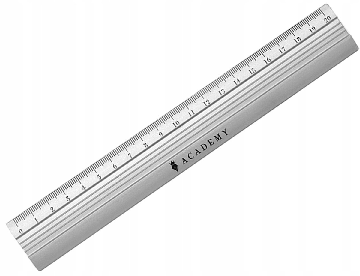 Aluminium Liniaal 20 cm - School & Geometrie