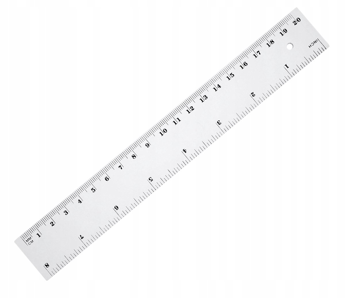 Tetis Liniaal 20 cm BL002-B - Transparant Schoolmateriaal
