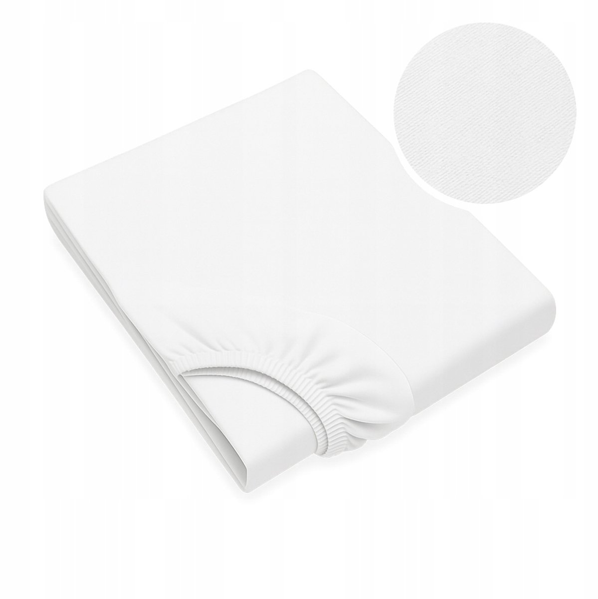Jersey Hoeslaken 160x200 cm Wit - Hoge Kwaliteit & Zacht