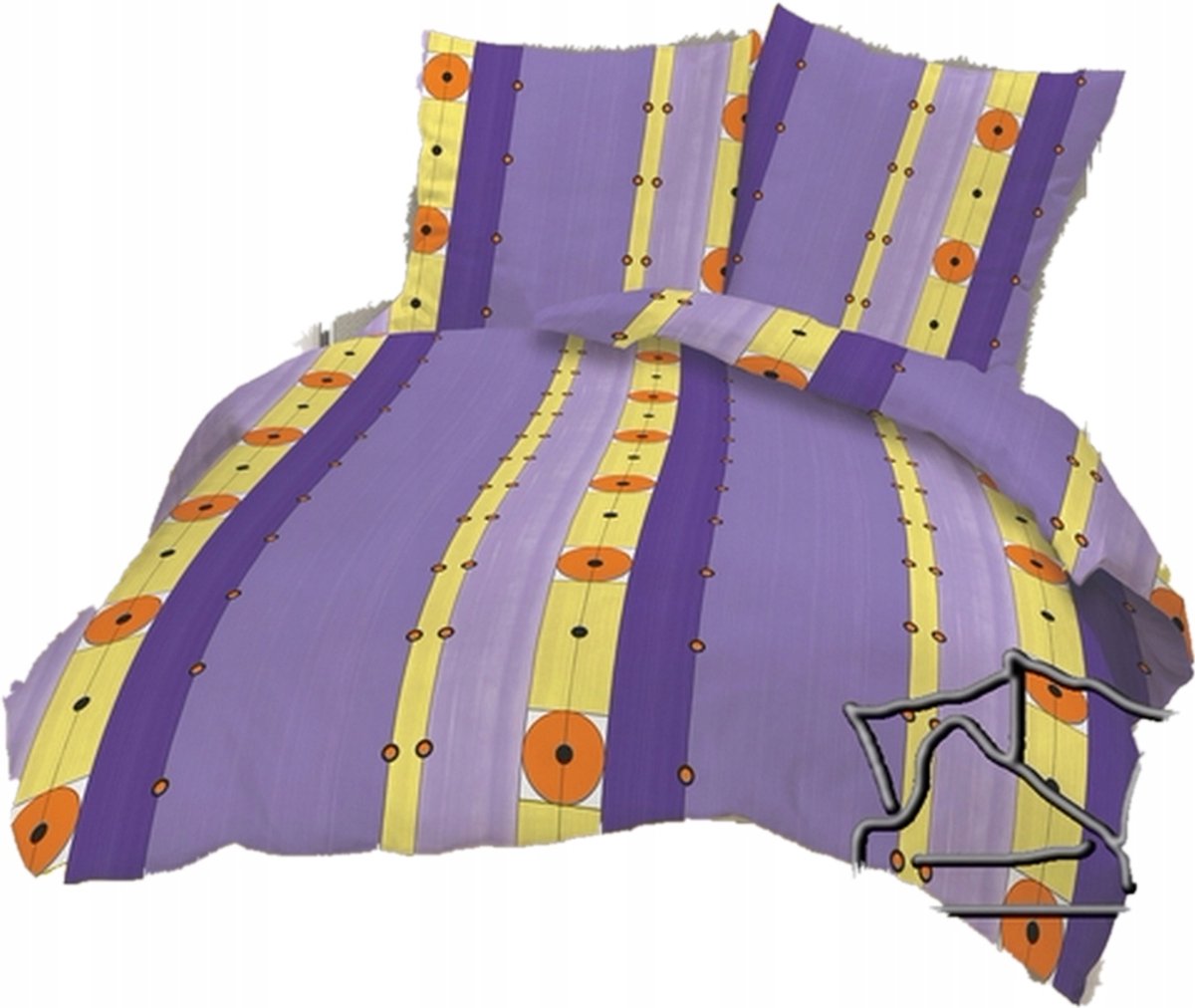 100% Katoenen Dekbedovertrek Set 140x200cm, 70x80cm Kussen, 140g/m2