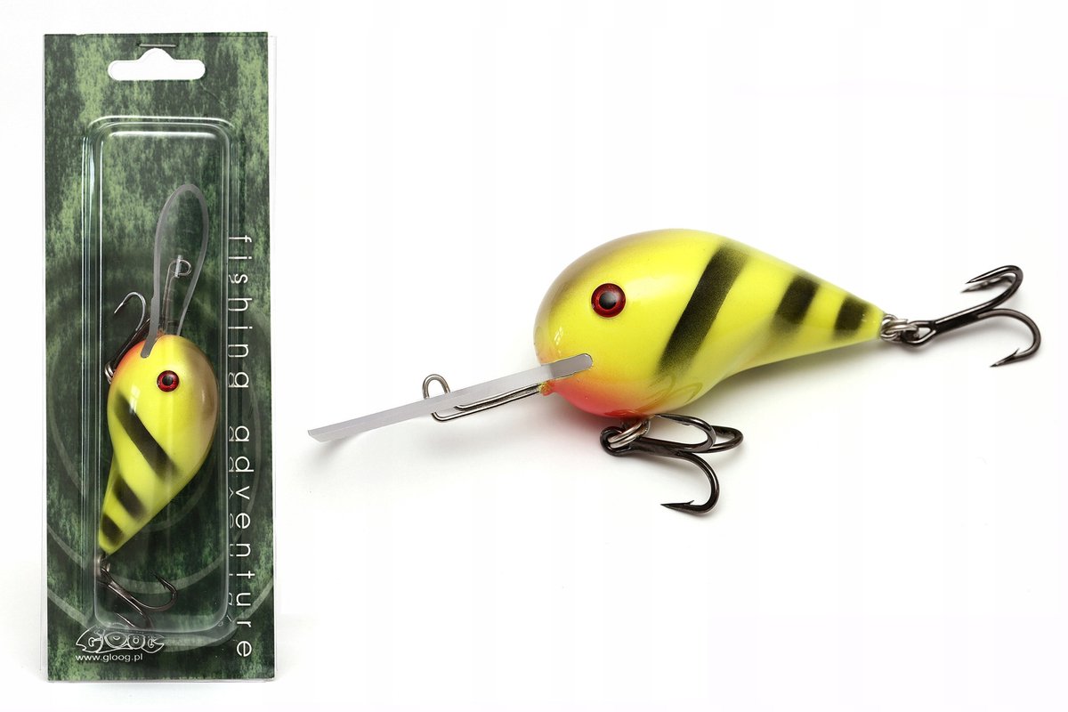 Gloog Hades Wobbler 7cm - Met rammelaar, drijvend, meerval