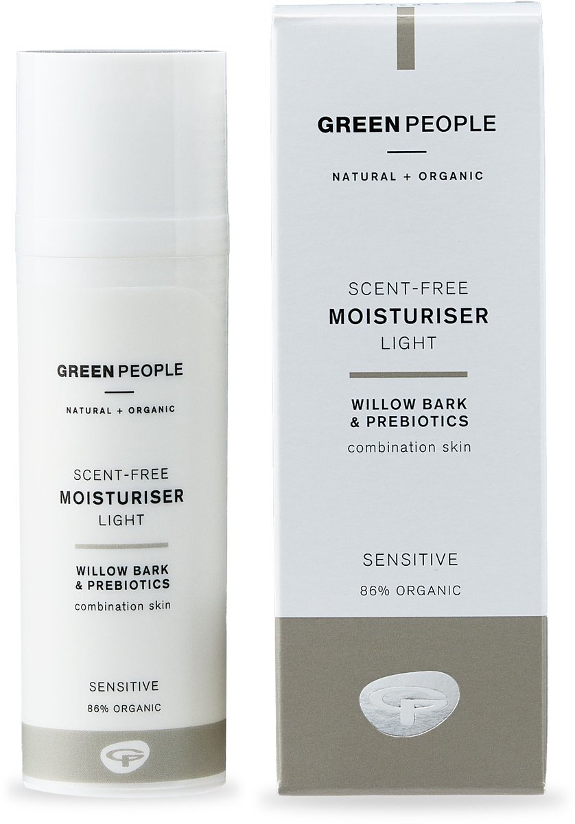 Green people Lichte moisturizer - Parfumvrij - Beschermt - Kalmeert - Gevoelige huid