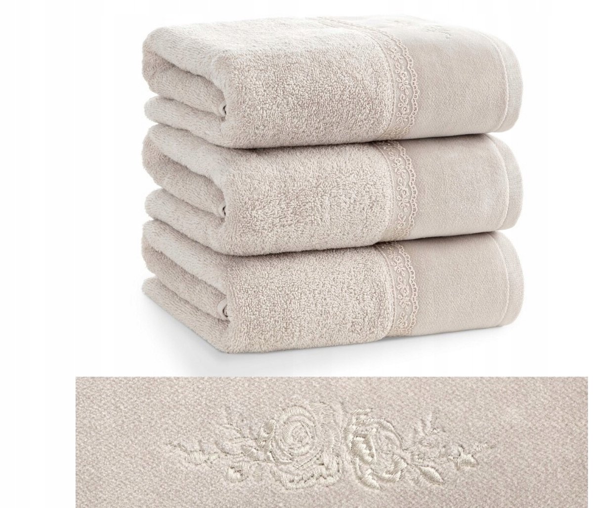 Luxe Beige Badhanddoek 70x140cm - 100% Katoen