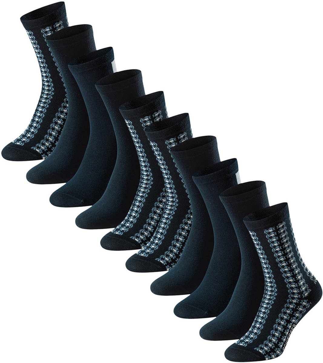 Schiesser Dames sokken 10 pack Bluebird