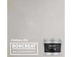 Boncreat Stone Flow 102 Gietvloer,7m2 incl PU Coating & Primer-Kleur Grey White