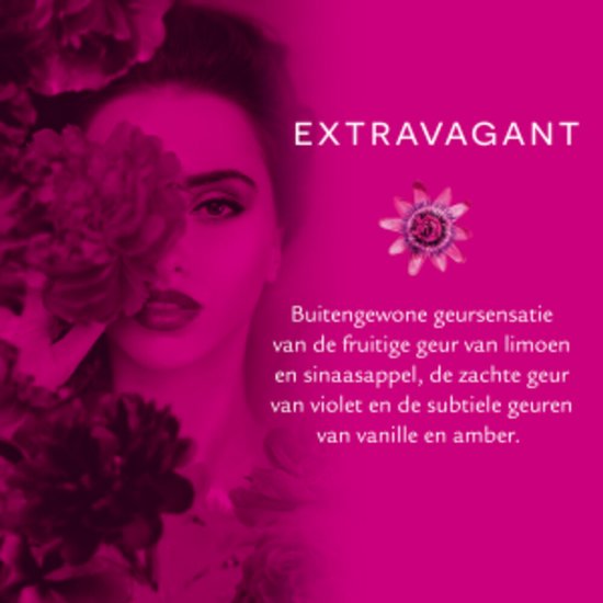 Vogue Extravagant parfum deodorant: buitengewone geursensatie van fruitige, bloemige en zachte geuren.