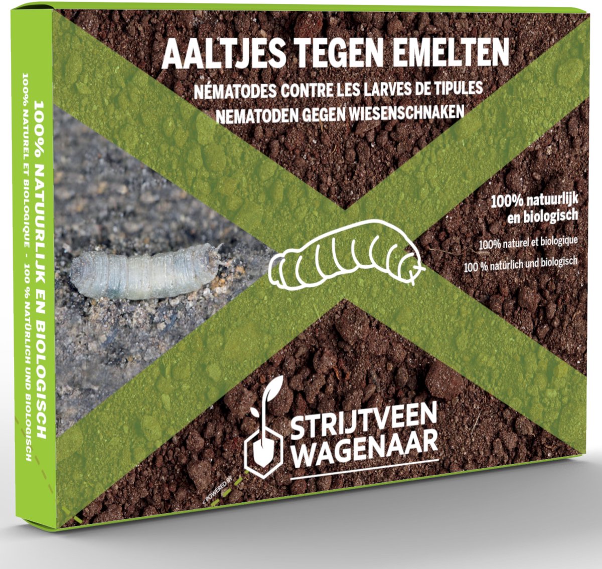 Aaltjes tegen Emelten 50m² - Steinernema Carpocapsae - Biologische bodeminsecten - Emelten bestrijden - Aaltjes tegen Emelten - Afweermiddelen