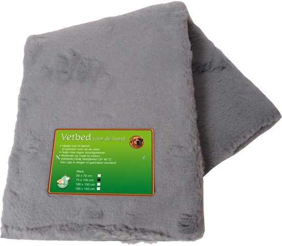 Boon Vetbed Grijs 75 x 100 cm
