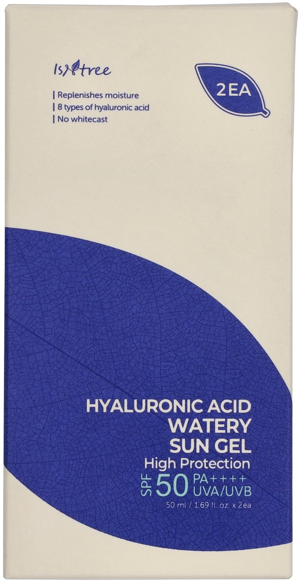 IsNtree Hyaluronic Acid Watery Sun Gel SPF50+ PA++++ 50ml 1 Set (2 stuks)