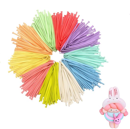 Ballonnen - Gekleurde Ballonnen - 100 delige - Modelleer Ballonnen - Halloween - Kerst - Kerstmis - Feestversiering - Assorti kleuren - Diverse kleuren - Lange ballonnen / Figuur ballonnen - 130cm - voor Feest /Vakantie /Halloween /Kerstmis