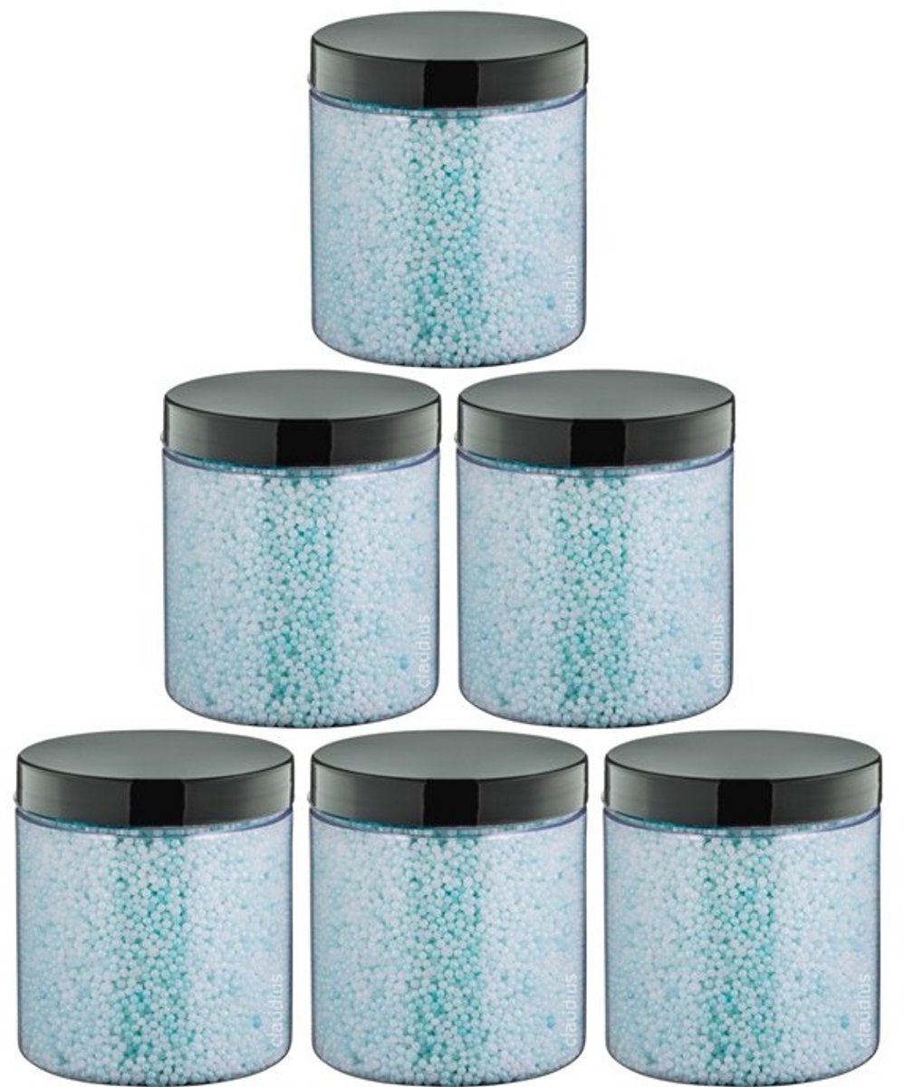 Badkaviaar Hamam - 200 gram - met zwarte deksel - set van 6 Stuks - bad parels voor in bad