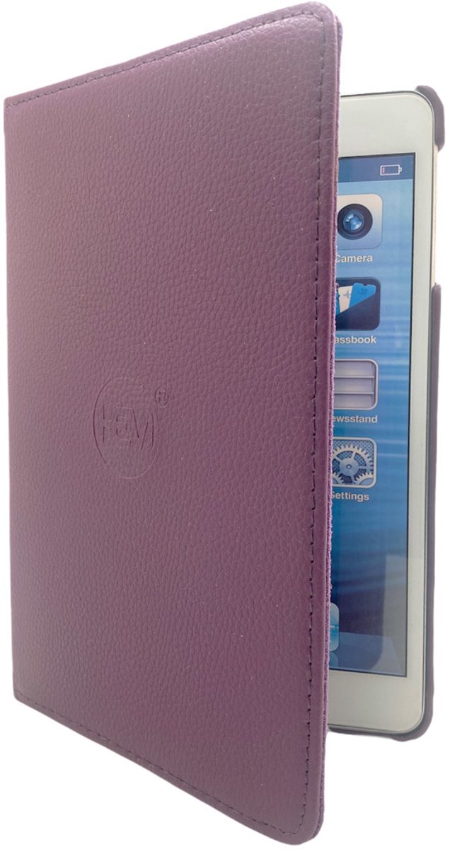 HEM Paarse Hoes Geschikt Voor Apple iPad Mini 1, 2 En 3 (7.9 Inch) – Beschermende iPad Cover – Bookcase
