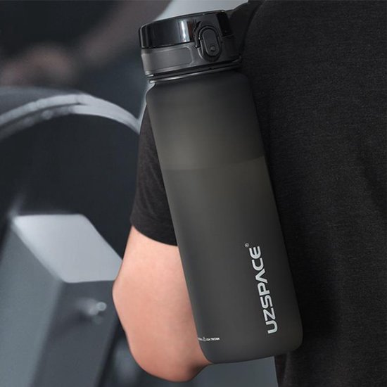1000ml Waterfles - Lekvrij - Tritan Waterfles - BPA-vrij - Geschikt voor school, sport en fitness - Tritan Waterfles - Dun, lichtgewicht, schokbestendig, herbruikbaar — afbeelding 4