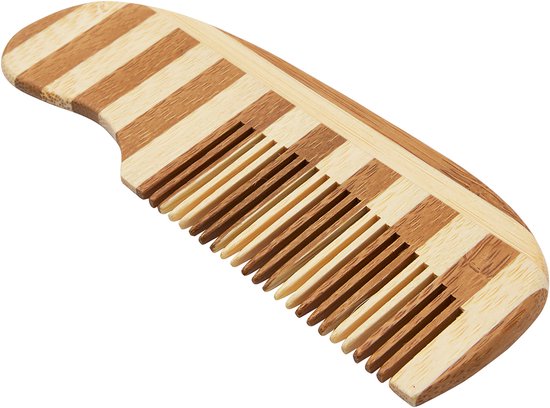 Meyco Baby Stripe Kapset - Bamboe - Natural/Walnut - 3-delig van Merkloos — afbeelding 3