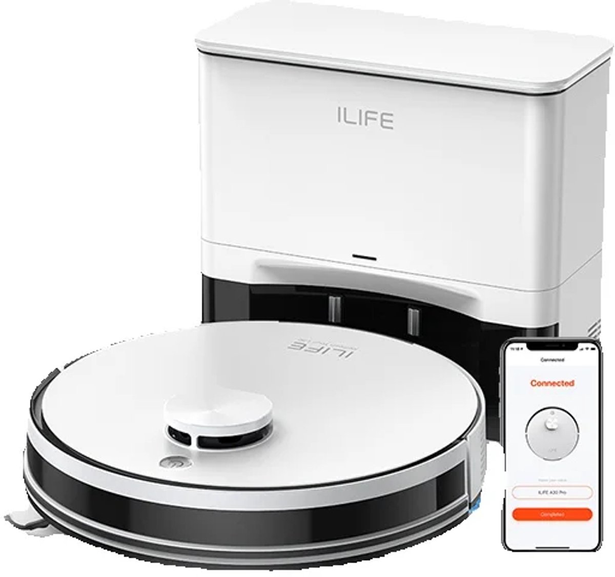 ILIFE A30 Pro Robotstofzuiger 5000Pa Wit met Dweilfunctie