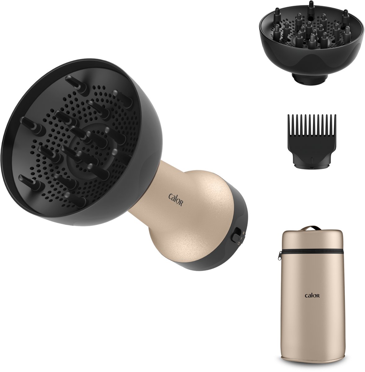 Rowenta Curl Harmony CV7D30E0 – 3-in-1 Föhn - Inclusief XL diffuser – Droogt, definieert en verzorgt krullen - Wortel lift kam – Anti-frizz kam - Rowenta - €69,95