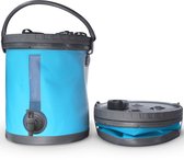 LONGERSIZHAN Bidon Eau 5L, Bidon Eau avec Robinet, Seau d'Eaus Pliable avec Robinet pour Camping, Pique-niques et Voyages LONGERSIZHAN Bidon Eau 5L, Bidon Eau avec Robinet, Seau d'Eaus Pliable avec Robinet pour Camping, Pique-niques et Voyages