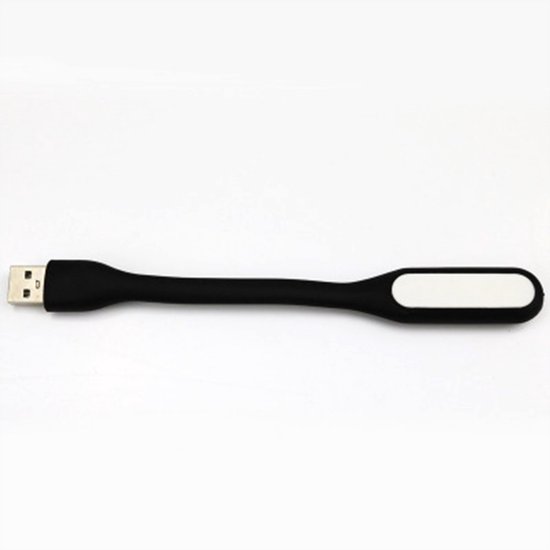 Dussdote Nachtlampje - USB-lampje - Leeslampje - Mini - voor laptops - Zwart van Merkloos — afbeelding 2