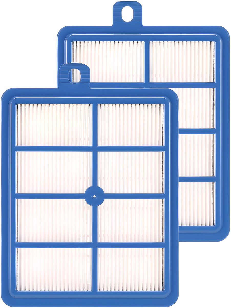 2x HEPA Allergie Filter geschikt voor Philips Electrolux AEG Tornado Stofzuiger H12 Jewel Marathon Performer PowerPro Jetmaxx series Specialist FC8031/01