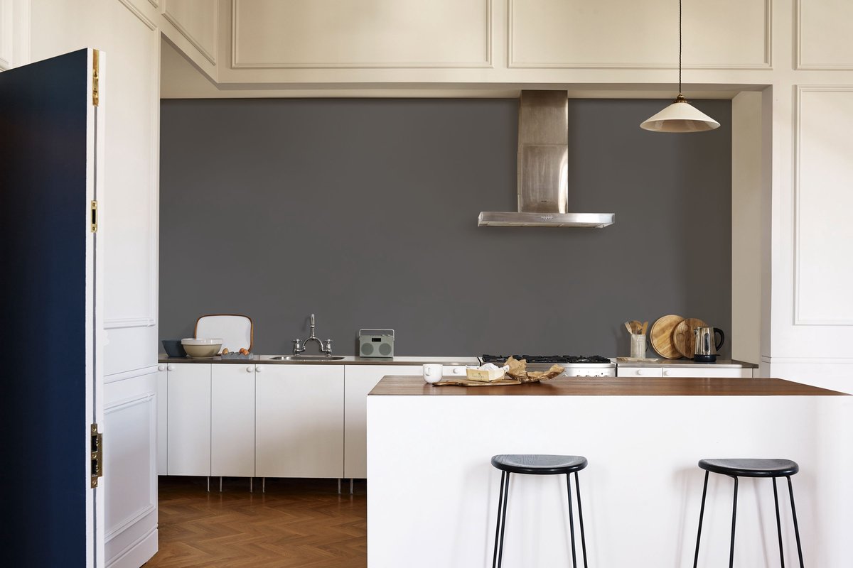 Flexa - Strak Op De Muur Binnen Mat - Antraciet - Mengverf - 1 L – foto 4