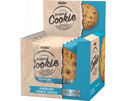 Weider Protein Cookies (12x90g) American Cookie Dough - Functionele voeding - Eiwit Snacks