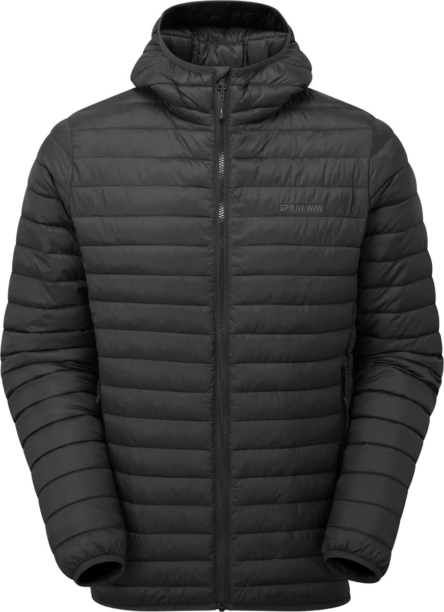 Sprayway Turton Hooded Jacket Pufjas Heren Zwart