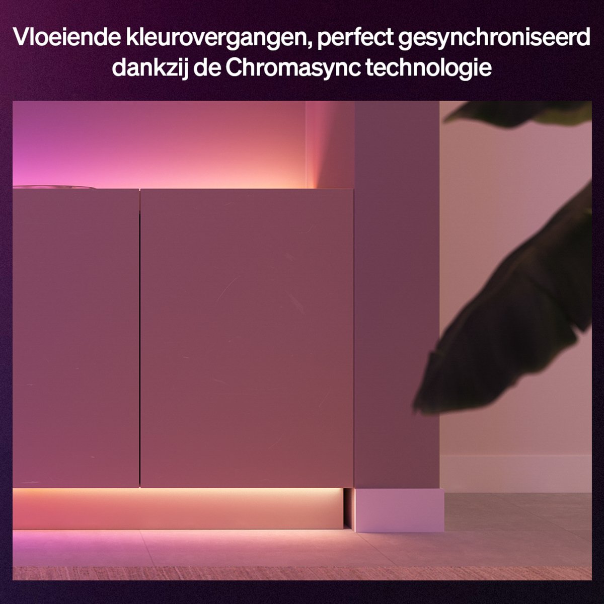 Philips Hue Flux LED strip 3 m, Chromasync™ - technologie. Gekleurd en helder, natuurlijk wit licht - 1200 lumen — afbeelding 7