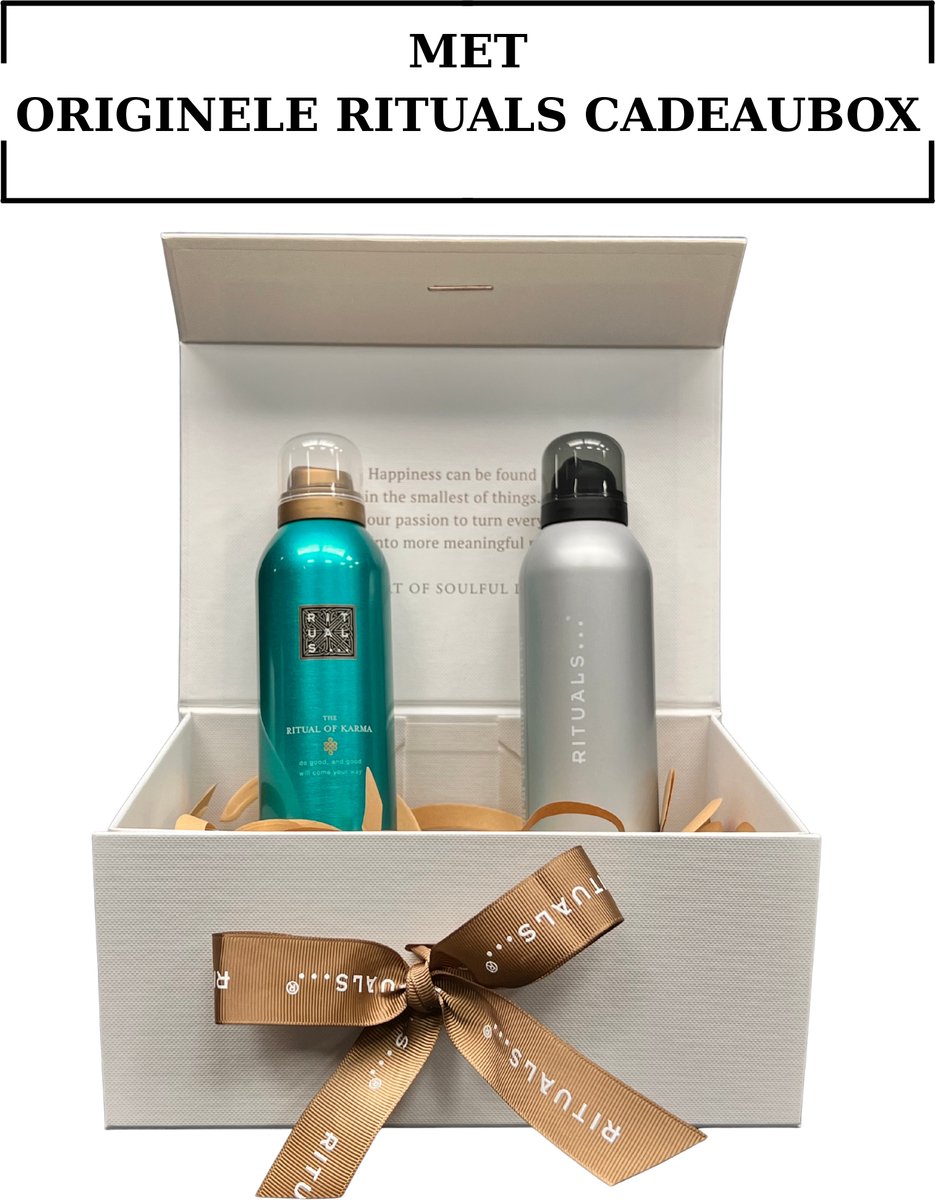 Rituals - Geschenkset - Karma Shower Gel 200 ml - Sport Shower Gel 200 ml - Originele RITUALS Cadeaubox