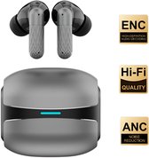 Fitbeats K505 - Noise cancelling oordopjes - draadloze oordopjes - Premium bluetooth oordopjes - Kras bestendig - Metalen zink case - 4 Ai microfoons - Geschikt voor Apple en Android - Sport oortjes - Bluetooth oordopjes