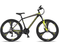 Altec Hardtail Mountainbike Accrue MTB 27.5 Inch 45 cm Unisex 21V Mechanische schijfrem Zwart/Geel