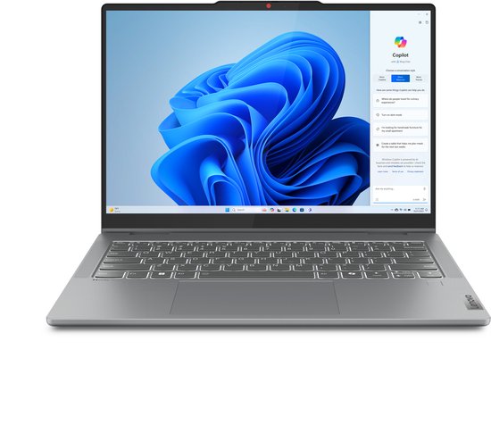 Lenovo IdeaPad 5 2-in-1 14IRH9 Intel® Core™ i5 i5-13420H Hybride (2-in-1) 35,6 cm (14") Touchscreen WUXGA 16 GB LPDDR5x-SDRAM 512 GB SSD Wi-Fi 6 (802.11ax) Windows 11 Home Engels Grijs - Lenovo - Hoofdafbeelding