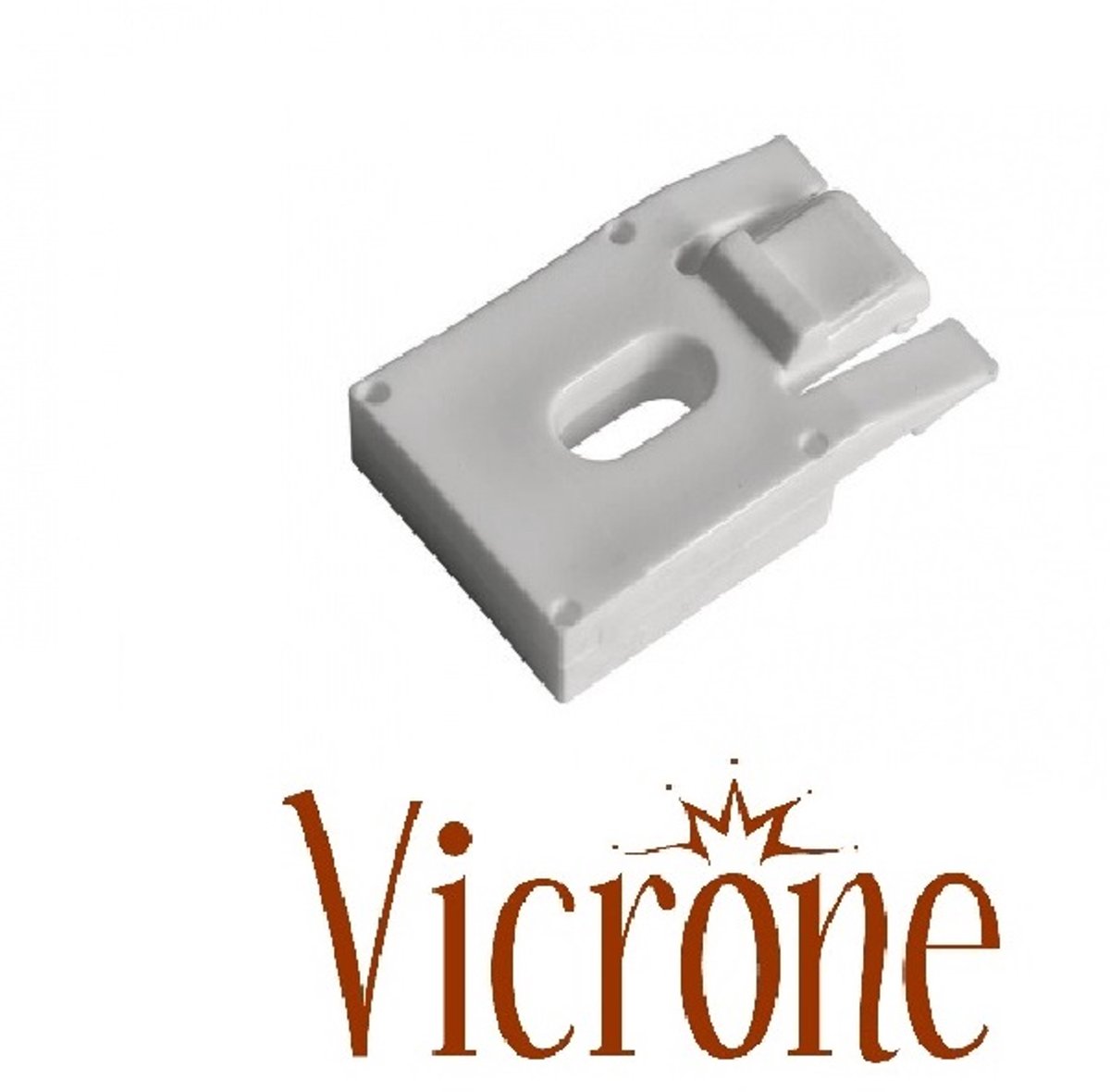 Vicrone® - Plafondsteun - aluminium gordijn rail - met sleufgat - Recht - 4 stuks