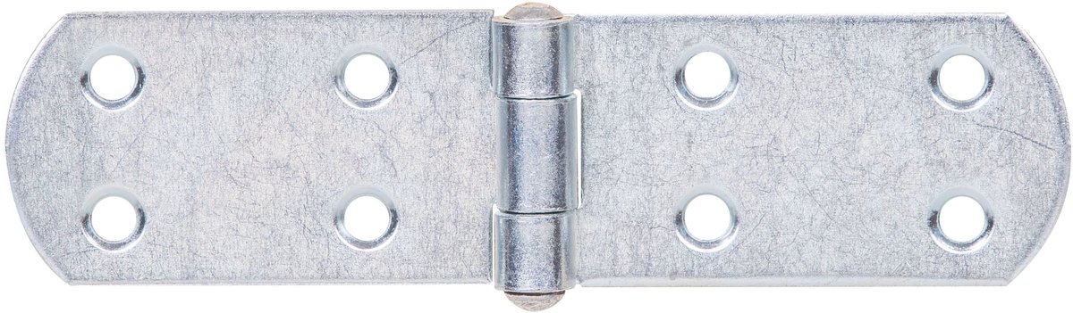 Alberts 845605 Kistscharnier, met geklonken pen, galvanisch verzinkt, dik gepassiveerd, 135 x 35 mm, set van 20